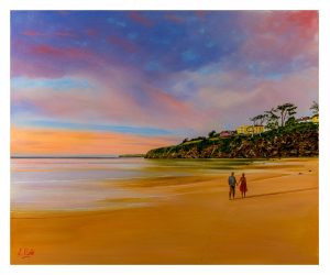 Sunrise Tramore. (Print)