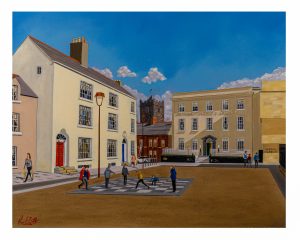 Cathedral Square, Waterford. (Print)