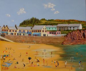 Dunmore East, Co Waterford. (Print)