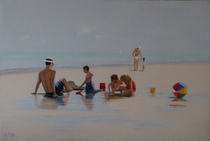 lazy days ,Tramore. (Print)